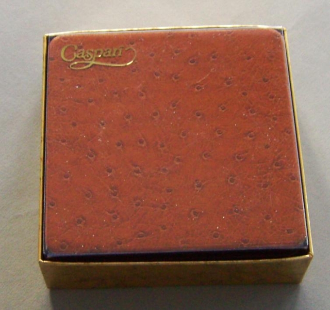 Caspari Glasuntersetzer Coaster Set mit 8 Stück cognac