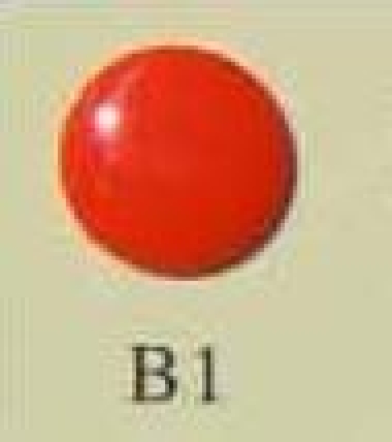 Kam Snaps Buttons pro Beutel mit 50 Stück B1 rot