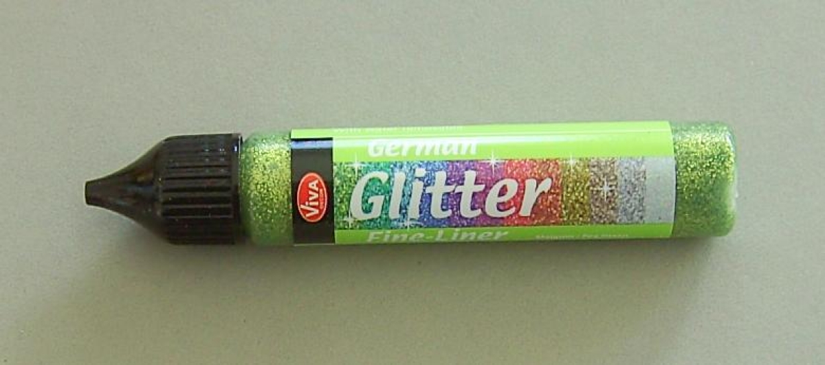 VIVA Decor German Glitter Fine Liner Maigrün