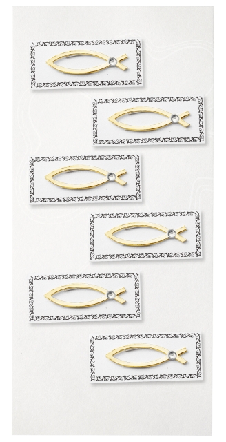 Creapop Sticker Fische gold 6 Stück