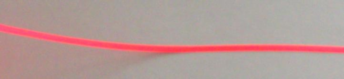 Satinband 3 mm breit pro Meter neonrot