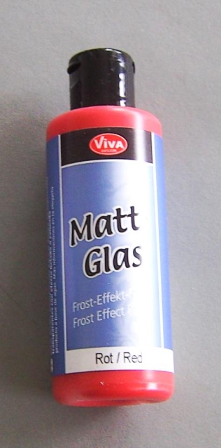 VIVA Decor Matt Glas 82 ml Rot