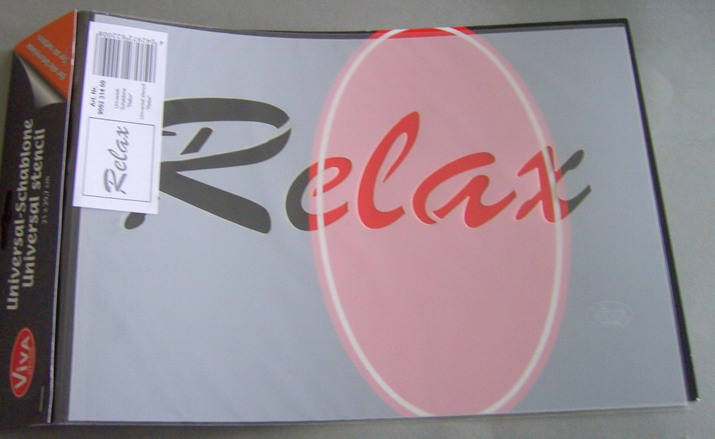 VIVA Decor Universalschablone "Relax"