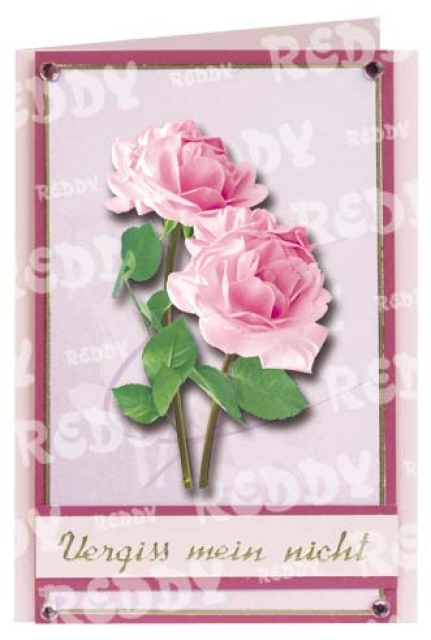 3D Stanzbogenset Rosen