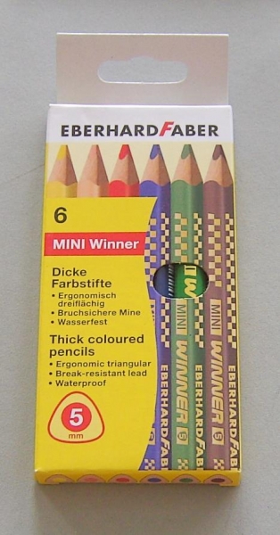 Eberhard Faber Mini Winner 6 dicke Farbstifte