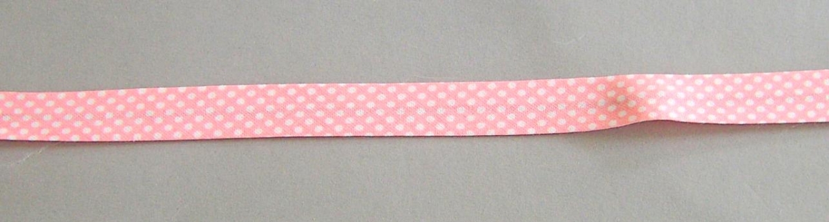 Baumwoll Schrägband pro Meter rose 1,5 cm