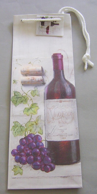 Caspari Giftbag für Rotwein