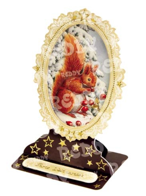 Reddy 3D Stanzbogen-Set Weihnachten 2013 Waldtiere im Winter