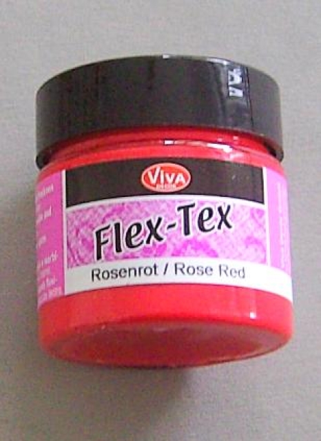 VIVA Decor Textilfarbe Flex-Tex 50 ml rosenrot