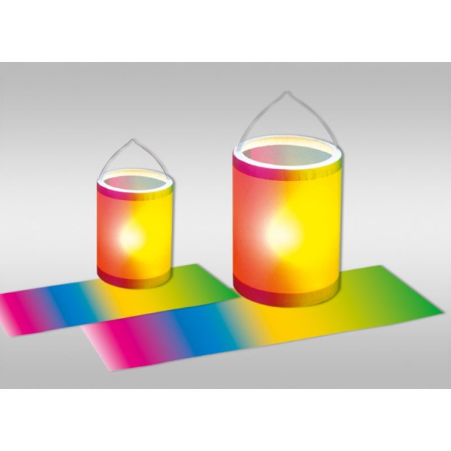 URSUS Laternenzuschnitt Regenbogen 20 x 50 cm