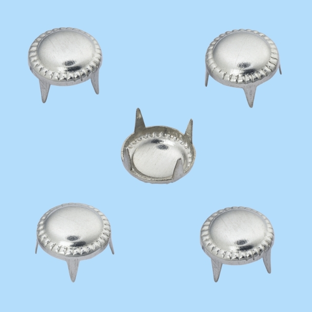 Schmuck-Nieten III 9 mm silberfarben