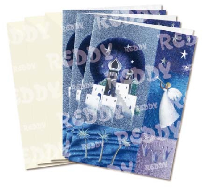 Reddy Cards Metallgravur Doppelkarte Motiv Engel