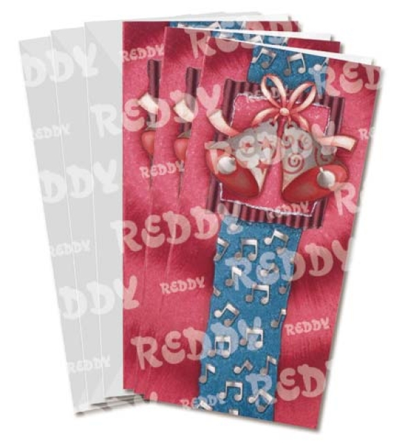 Reddy Cards Metallgravur Doppelkarte Motiv Glocken