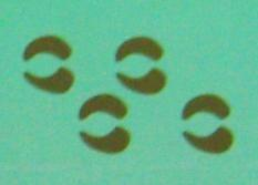 Doppelseitiger Stempel Cow