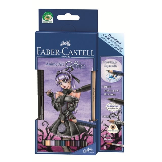 Faber Castell ART GRIP AQUARELLE Anime Art Gothic