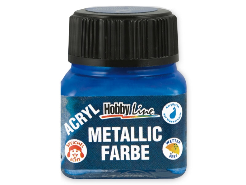 Hobby Line Acryl-Metallicfarbe Gold 20 ml