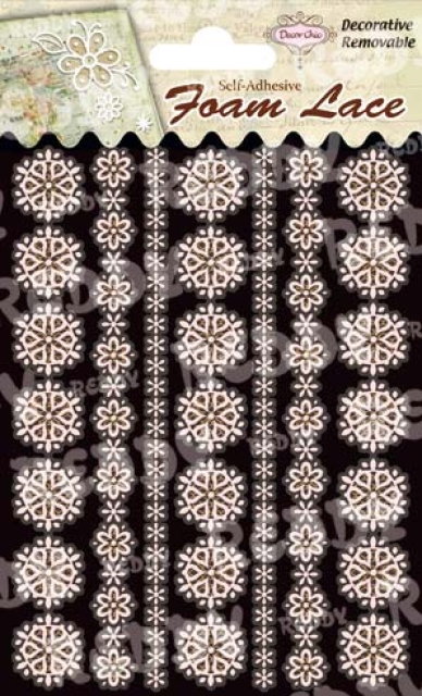 Reddy Cards 3D-Spitzen Bordüren 4 rosé