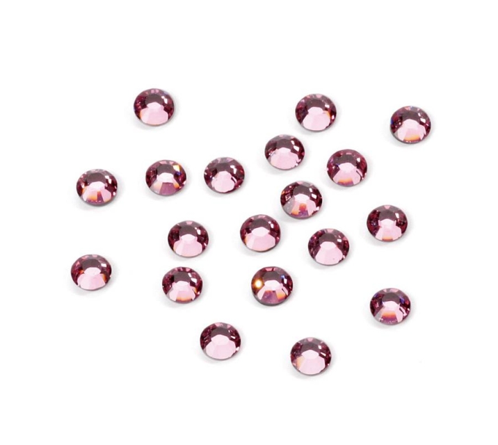 Hotfix Strasssteine rund 2,5 mm light rose