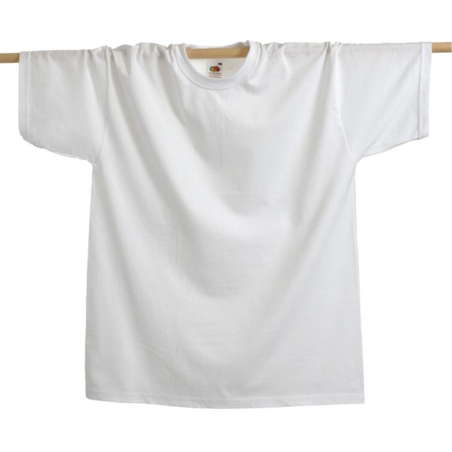 Baumwoll T-Shirt Größe XL weiss