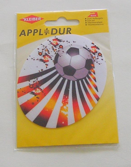 Kleiber Applikation Fußball