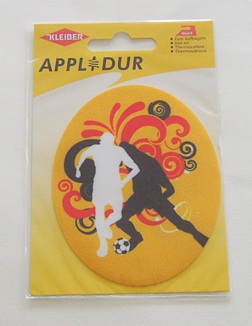 Kleiber Applikation Fußball
