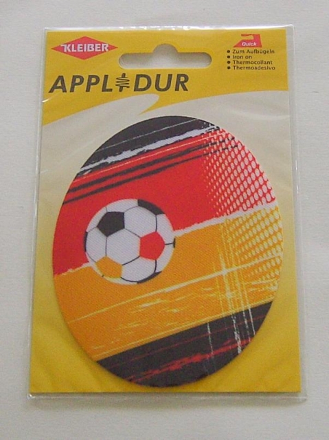 Kleiber Applikation Fußball
