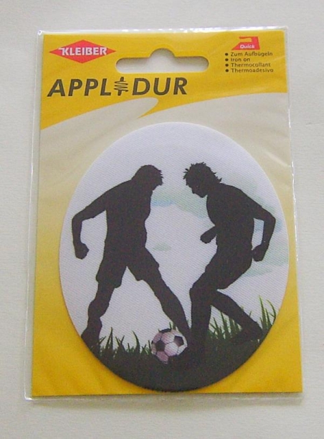 Kleiber Applikation Fußball