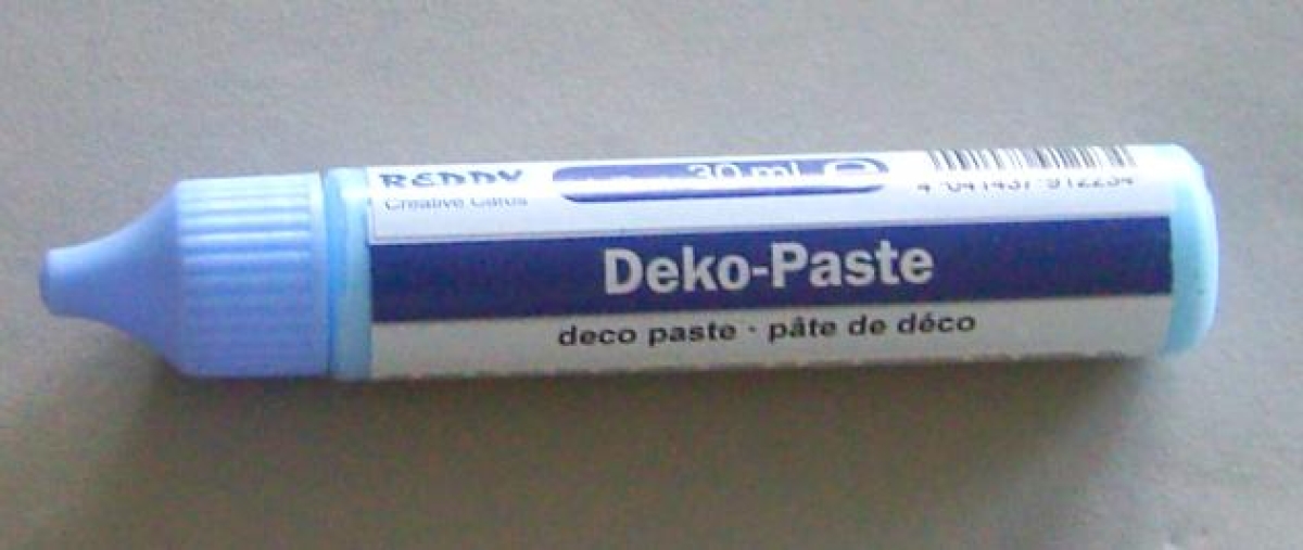 Reddy Cards Deko-Paste Malflasche mit 30 ml pastellblau