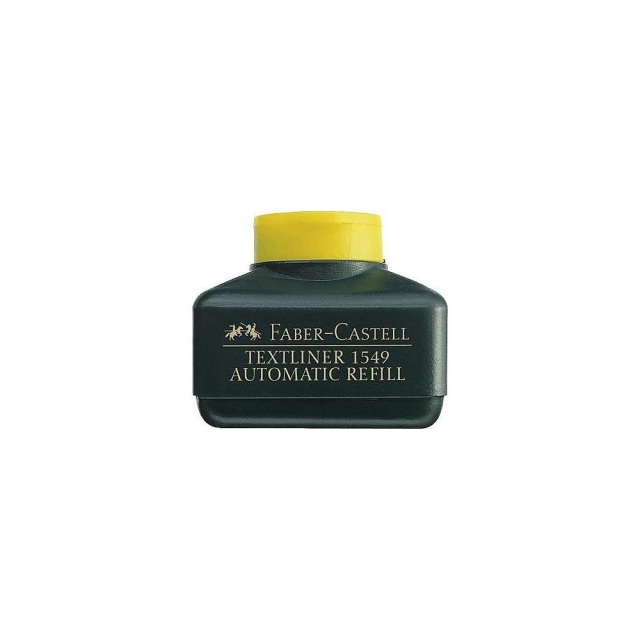 Faber-Castell Refill Textliner 1549 gelb 30 ml