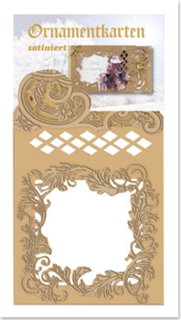 Reddy Cards Ornamentkarten satin gold