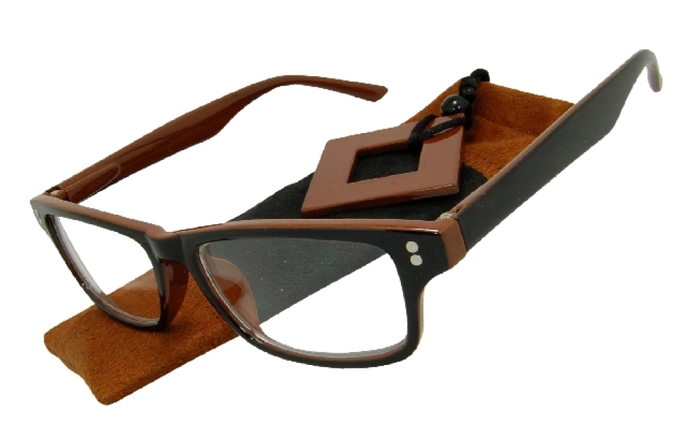 Augenstolz Fertiglesebrille Spectrum Brown 3,0 Dioptrien