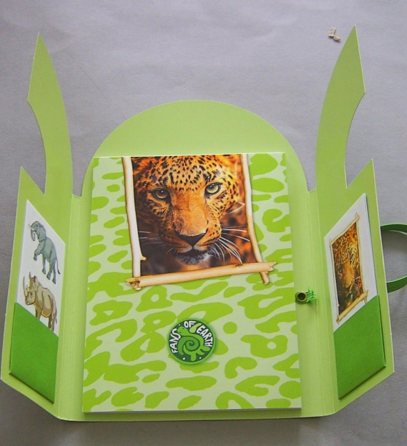 BRUNNEN Fans of Earth Ausmalblock Motiv Jaguar