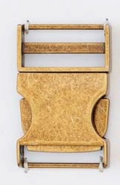 Union Metallschließe 40 mm messingfarben