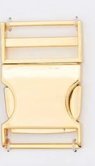 Union Metallschließe 40 mm goldfarben