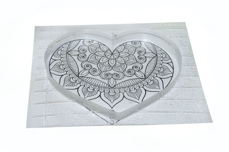 Gießform Herz 230 x 290 mm