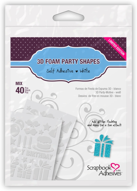 Srapbook Adhesives 3D-Schaum Pads Party