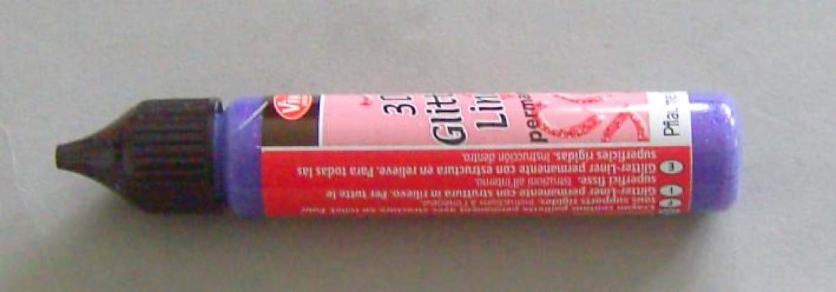 3D Glitter Liner Permanent 28 ml Pflaume