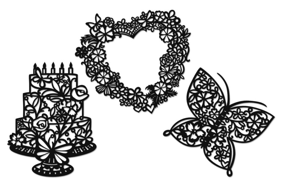Ursus Spitzen Decoration Laser Decoration Motiv 04