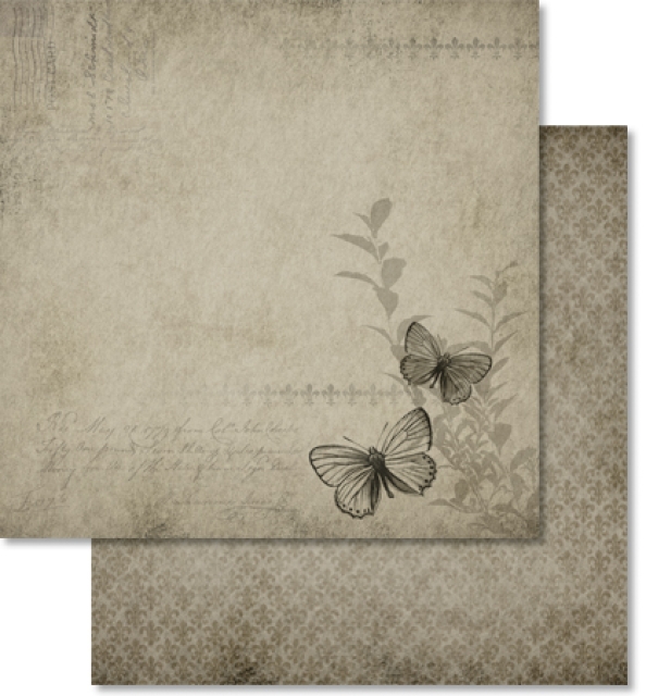 URSUS Srapbooking Paper Vintage pro Blatt Motiv 03