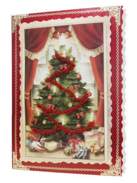 Kartenaufleger Weihnachtsbaum