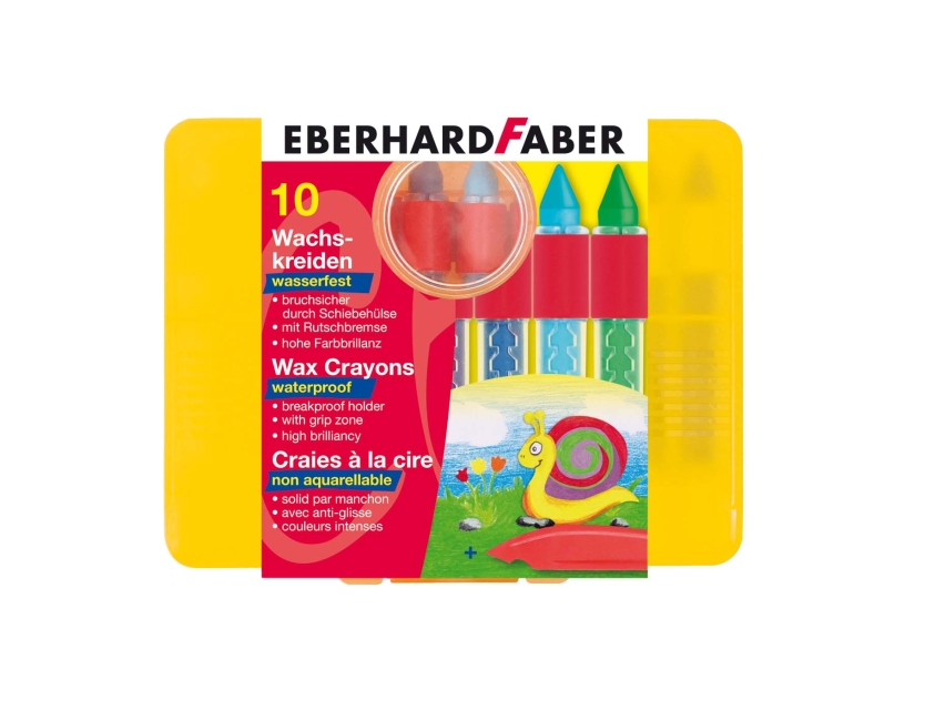 Eberhard Faber Wachskreiden 10 Stück