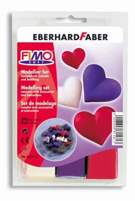 Eberhard Faber Modellier-Set ""Deko-Herzen""