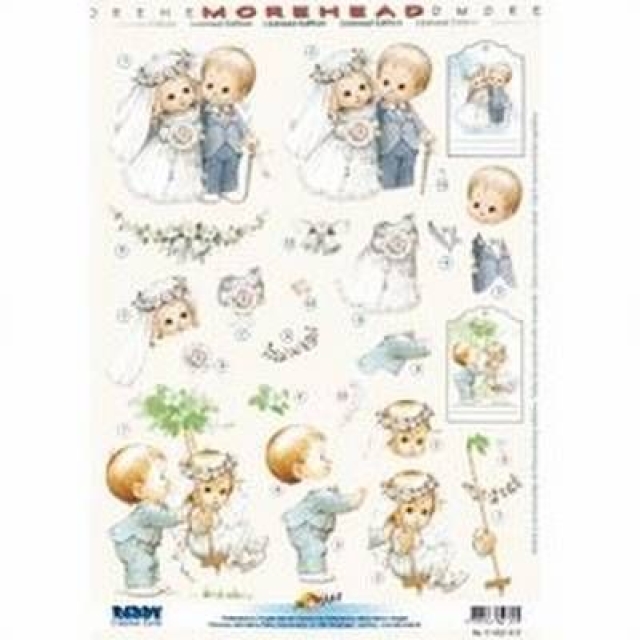 3D Stanzbogen Moreheads Hochzeit