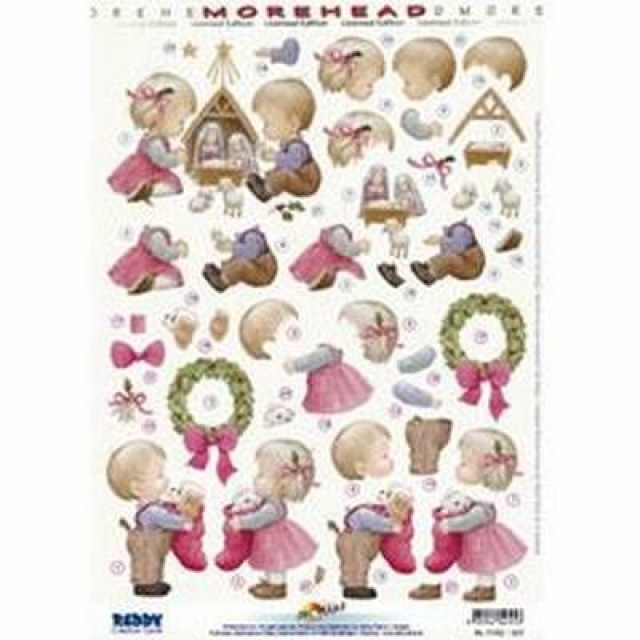 3D Stanzbogen Moreheads Weihnachten 4