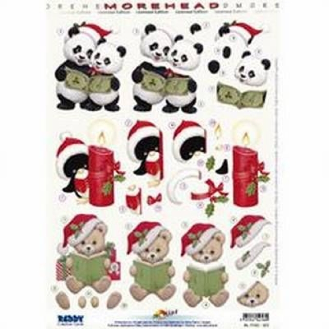 3D Stanzbogen Moreheads Weihnachten 5
