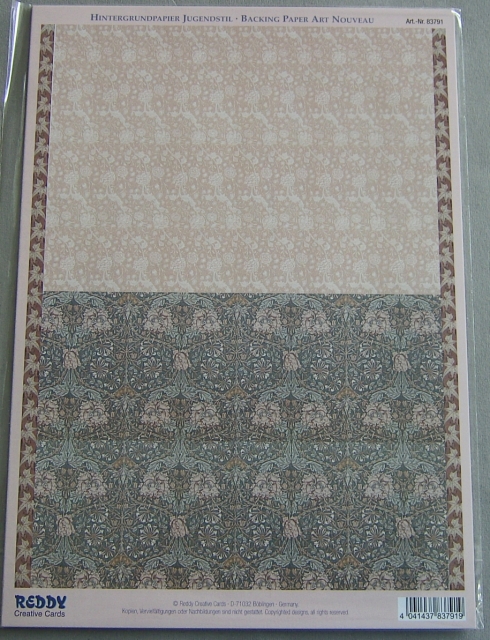 Hintergrundpapier Jugendstil 2
