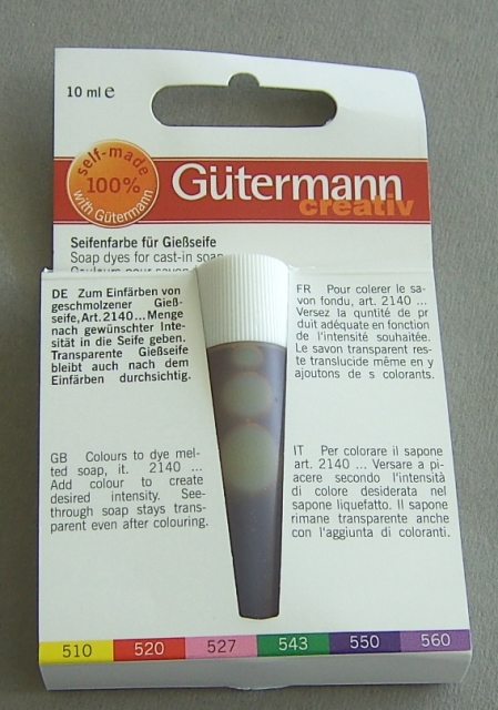 Gütermann Seifenfarbe für Gießseife 10 ml orange