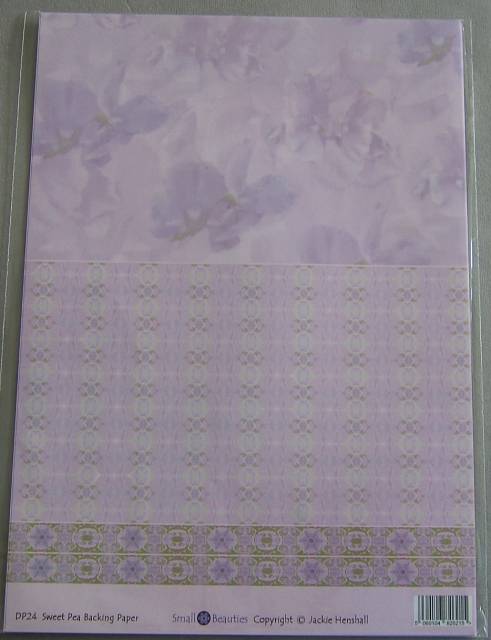 Hintergrundpapier Jackie Henshall Blumen rosé-flieder