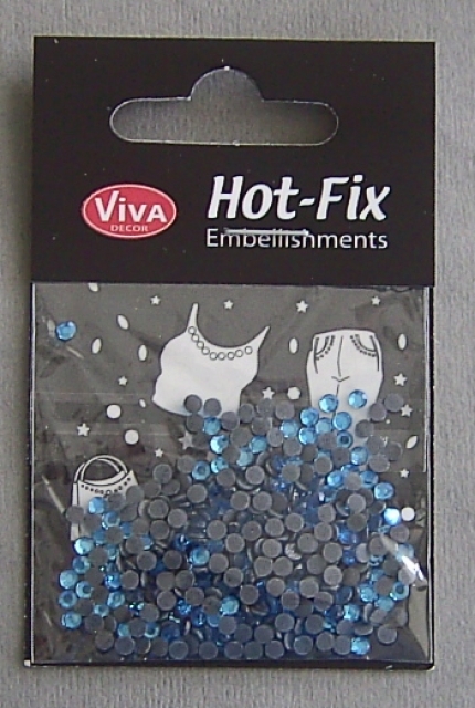 VIVA Decor Hot Fix "Octagon Glas Saphir" 3 mm