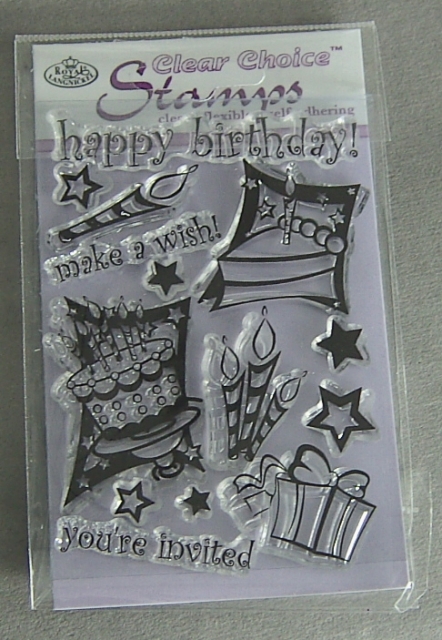 Royal Langnickel Mini-Stempel Acryl "Happy Birthday"